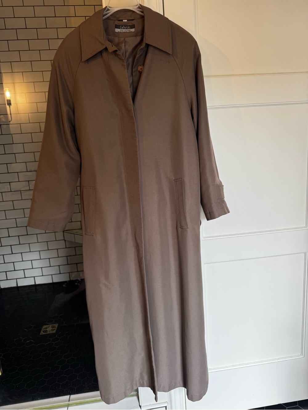 Long fall coat women’s size 38 (U.S. size 6-8/S-M)